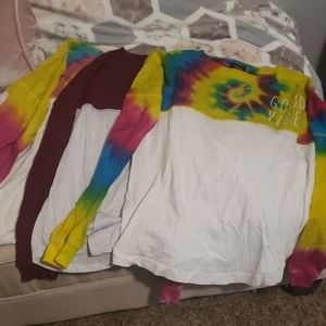 Bundle of 3 long sleeve tops